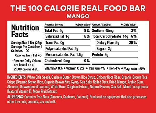 Health Warrior Chia Bars Variety Pack, Coconut/Acai Berry/Mango, 15 Count