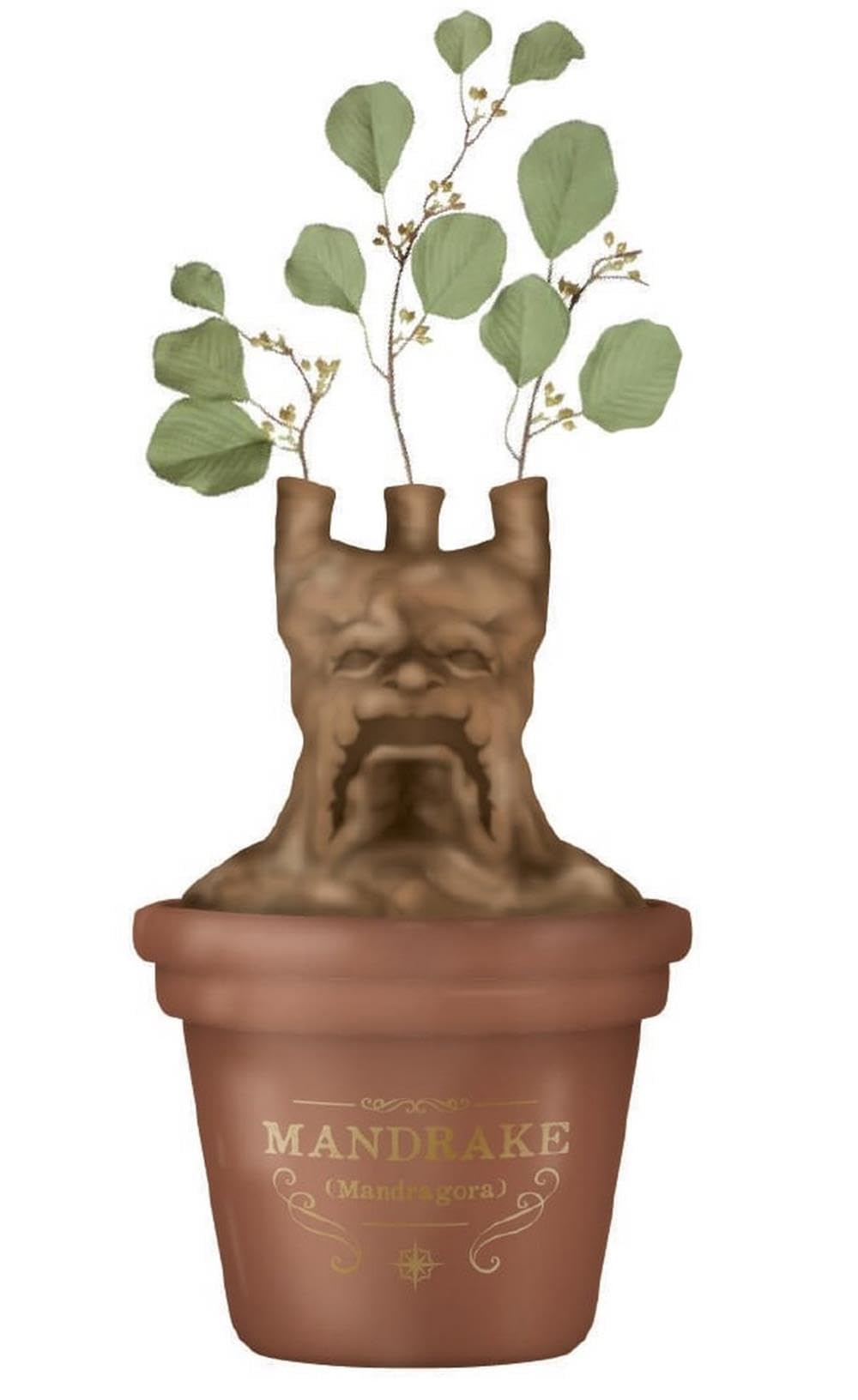 Half Moon Bay Harry Potter Table Top Vase - Mandrake - Ceramic - Green - Novelty - Kitchen - Vase