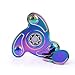 Fidget Spinner Toy, Rainbow Hand Tri Finger Spinner Metal Stainless Steel Bearing Spinner,for ADD, ADHD, Anxiety,and EDC LED Figit Spinner