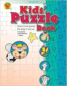 Kids' Puzzle Book Volume 24 (Brighter Child: Kid's Puzzle Books) by ...