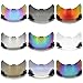 Green Gridiron SHOC Visor 2.0 Lightning Clear Mirror for Football Helmets
