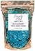 CandyOut Blue Raspberry Rock Candy String Pieces 1 Pound Resealable Bag