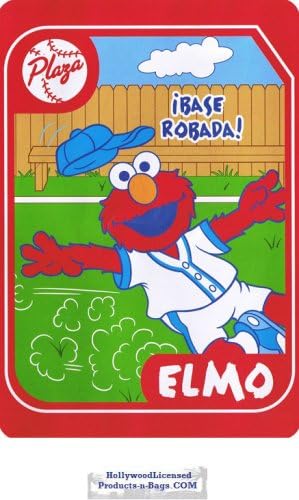 Amazon Com Elmo Twin Mink Plush Blanket Steal The Base Home Kitchen