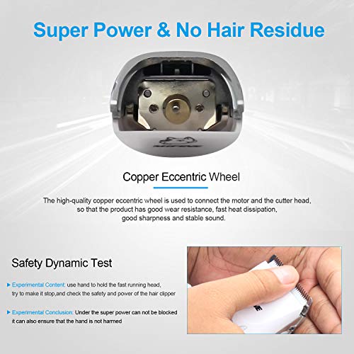 Professional Dog Grooming Clippers - Rechargeable Dog Grooming Kit and Dog Hair Clippers Cordless Suitable Dog & Cat and Other House Animals, Dog Hair Trimmer - Thumbnail 2