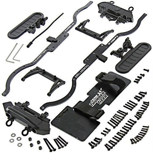 Thunder Tiger 1/14 Kaiser XS FRAME RAILS, BUMPERS, SIDE GUARDS & BATTERY TRAY