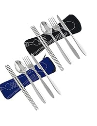 J&F 8 Piece Stainless Steel Flatware Sets Knife, F
