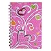 SMITCO Girls Diary Set - Pink Heart Journal Set for Kids 5 to 10 Years Old with Stickers and Pencil