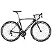 Carbon Road Bike, SAVA HERD6.0 T800 Carbon Fiber 700C Road Bicycle with 105 22 Speed Groupset Ultra-Light Carbon Wheelset Seatpost Fork Bicycle Black Grey 52cmthumb 1