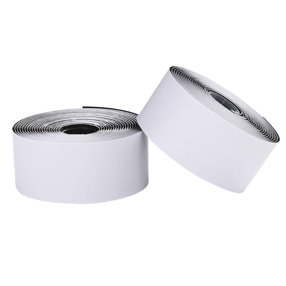 Self Adhesive Hook and Loop Strip Tape 50mm (2 Inch) Wide Black Double Sided Hook and Loop Fastener for Picture and Tools Hanging Pedal Board Fastening 5 Yard