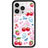 Wildflower Cases - iPhone 14 Pro Compatible - Sweet Cherries | Impact-Certified 6.5 ft Drop Protection Case, Raised Protective Bumper, Cute Aesthetic Design, Women-Owned Small Business