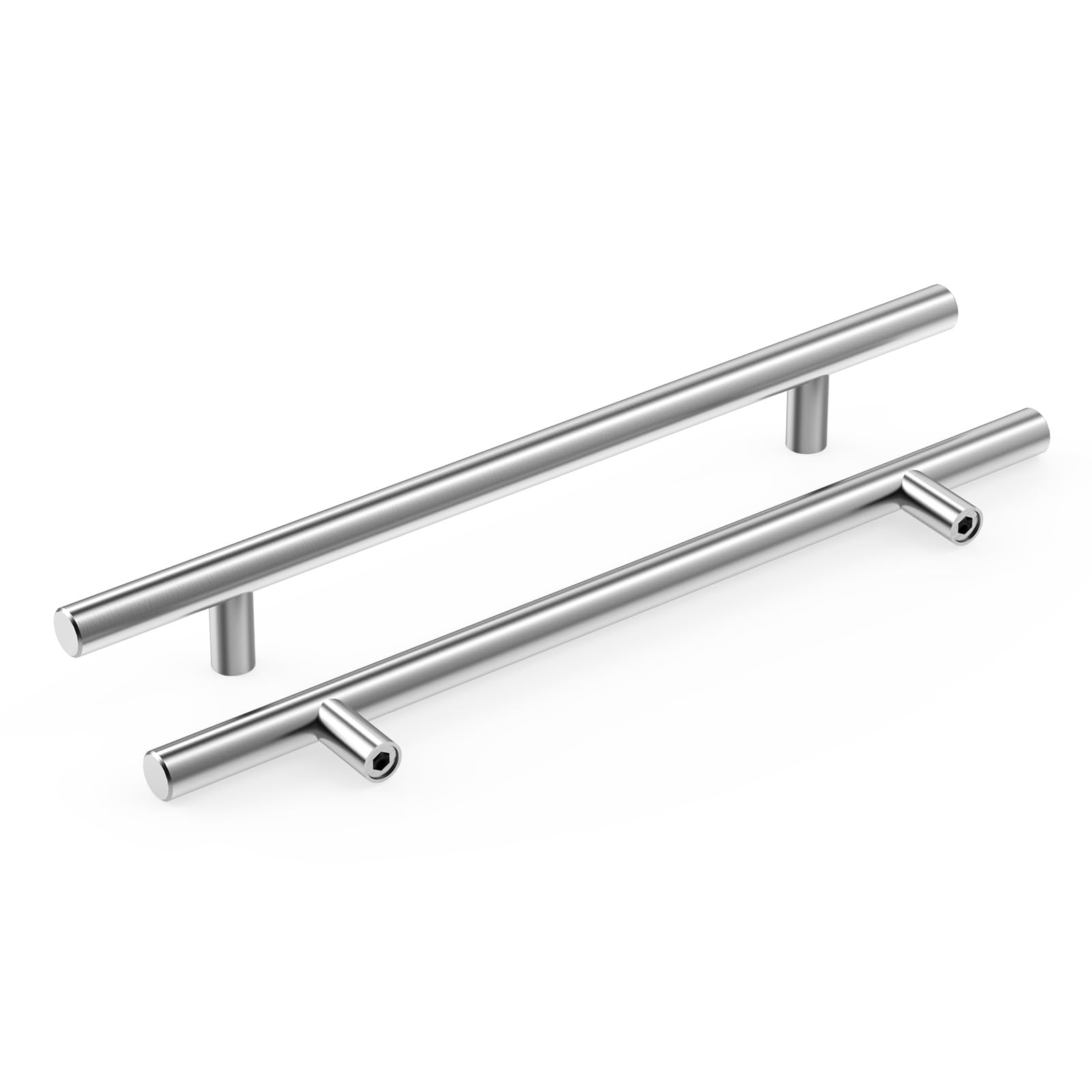 10 x Stainless Steel T Bar Handle Furniture Handles Door Handles Kitchen Cabinet Handle Hole Distance