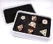 Rose Gold / Copper (Metal) D&D Dice Set for RPGs for Tabletop Roleplaying Games, DND, Pathfinder RPG