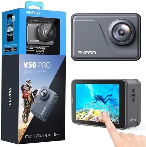AKASO V50 Pro Native 4K30fps 20MP WiFi Action Camera with EIS