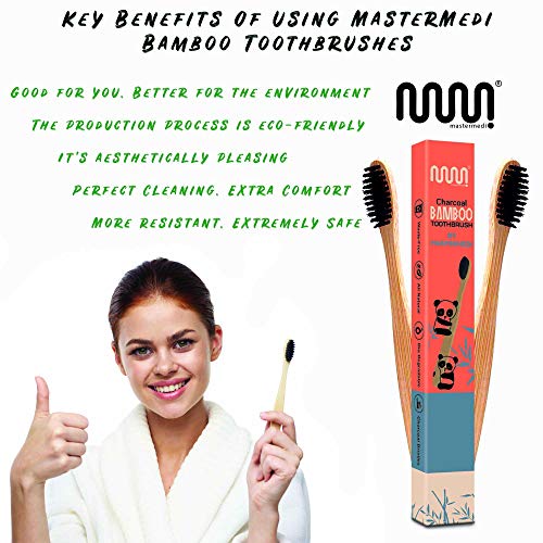 MasterMedi Oral Care Charcoal Kit Allin One Saver Pack (4 Piece Set