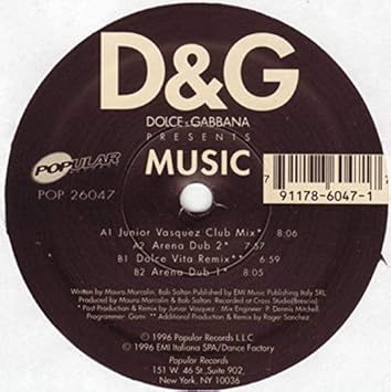 dolce and gabbana music