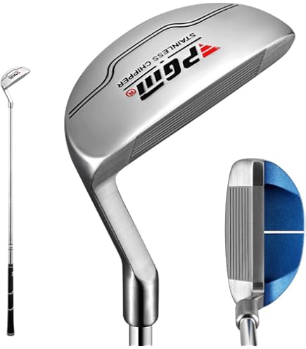 Powerbilt TPS Bump & Run Chipper – Mazza Da Golf Per Colpi Precisi, 32° Di Loft, Flessibile Regolare, Acciaio, 89,9 Cm, Per Destrorsi