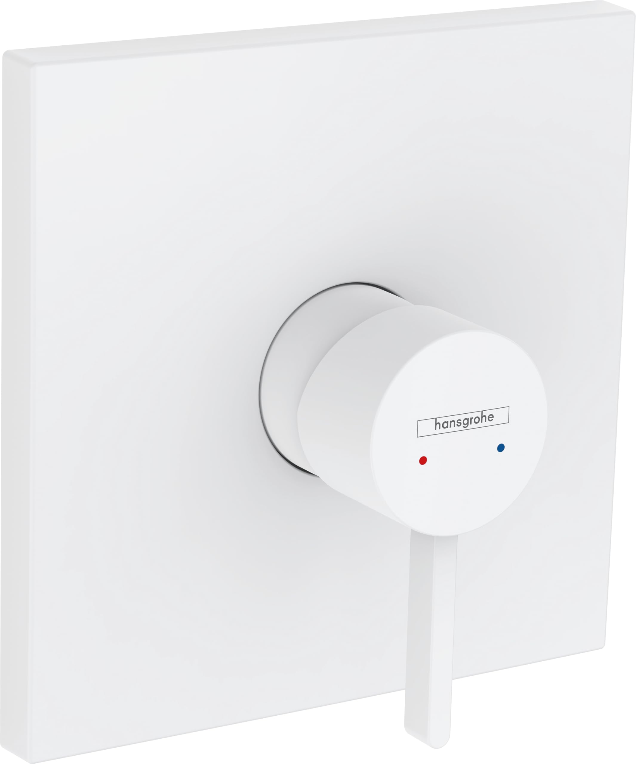 hansgrohe Finoris Single lever shower mixer for concealed installation, matt white, 76615700