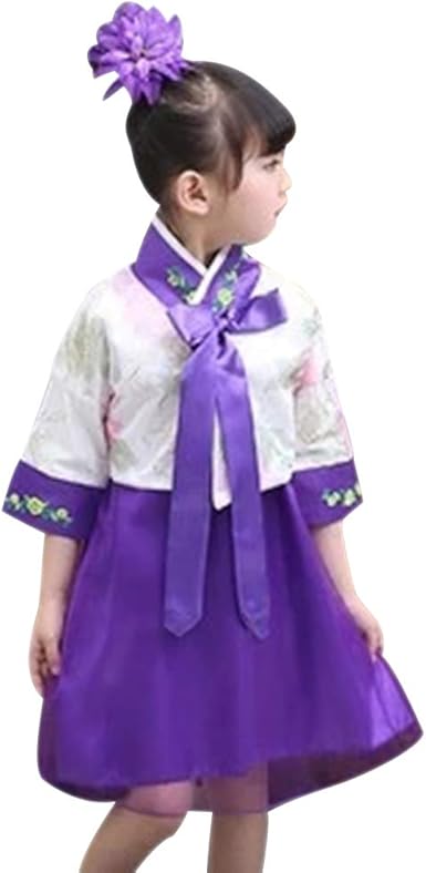 Amazon Com Xfentech Korean Girls Hanbok Dress Girls Traditional