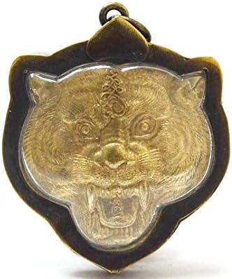 Muaythai Amulets JewelryMuaythai Amulets Fighter Tiger Pendants Lp Pern,Life Protection