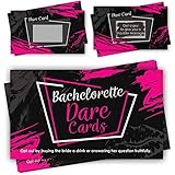 Bachelorette Party Scratch Off Dare Cards Games - 36 Funny & Naughty Dares Cards as Ultimate Bachelorette Party Supplies & Decorations