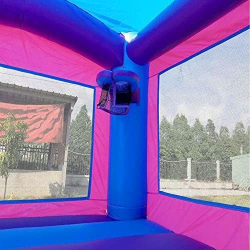 Crossover Pink Castle Inflatable Bounce House 13 x 12 x 14.5 Foot