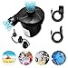 Electric Air Pump, Vocado Electric Pump, Portable Quick-Fill AC DC Inflator Deflator Pump with 3 Nozzles Included(AC 100-240V/DC 12V) for Air Mattress, Raft, Pool, Airbeds, Toy and Outdoor Camping