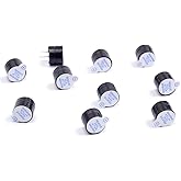 Cylewet 10Pcs 5V Active Buzzer Electronic Alarm Magnetic Long Continous Beep for Arduino (Pack of 10) CLT1036