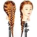 3-5 Days Delivery Neverland Beauty 26 Inch 30% Real Hair Hairdressing Cosmetology Training Head Mannequin Head Hairdresser Training Head w/Clamp For College and Professional Use #27