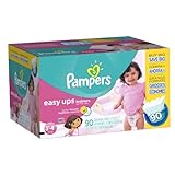 Pampers Easy Ups Training Pants Pull On Disposable Diapers for Girls Size