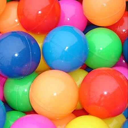 colorful soft plastic balls
