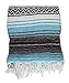 Canyon Creek Authentic Mexican Yoga Falsa Blanket (Turquoise)