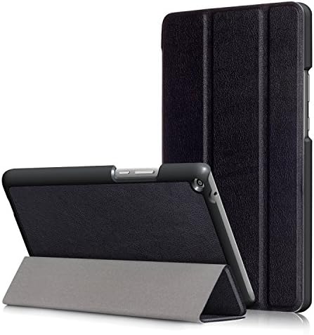 XBE Huawei MediaPad T3 8.0 PU Leather Case - Ultra Slim Lightweight Standing Cover for HUAWEI MediaPad T3 8.0 (Black)