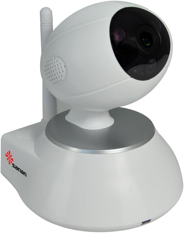 Sanan WiFi Wireless IP Security Surveillance Camera System, Night Vision, Two Way Audio, Support up to 64G TF Card, Mobile Remote Viewing Function