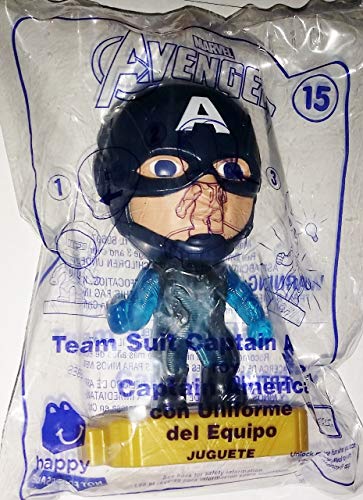 McDonald's 2019 Avengers Team Suit Captain America Happy Meal Toy