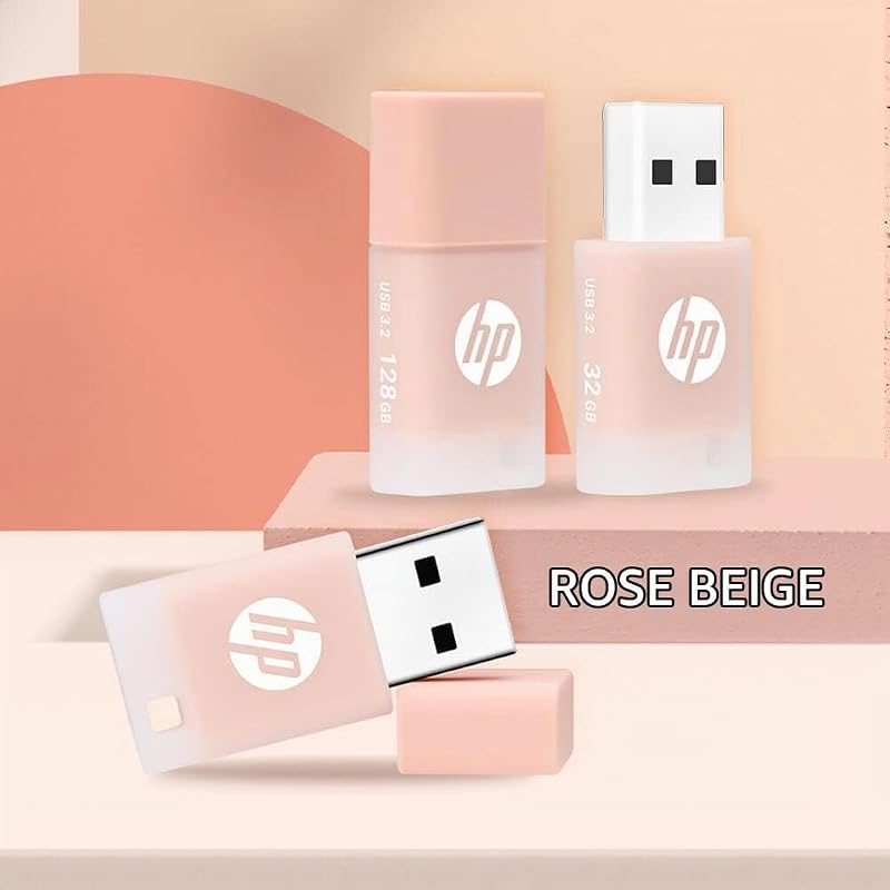 x768 Clé USB 3.2 128GB, Beige Rosé