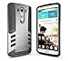 Hyperion Titan 2-piece Premium Hybrid Protective Case / Cover for LG G3 Cell Phone (Fits all LG G3 [Possible model numbers: D850, D830, VS985, D851, D972] US and International models and carriers)2 Year NO HASSLE Warranty - SILVER