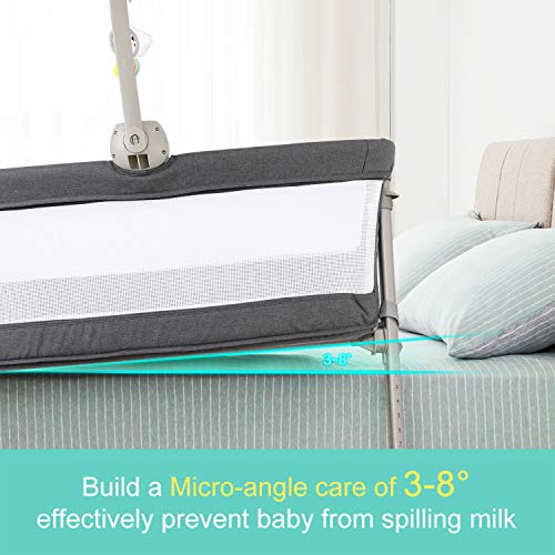 Baby Bedside Sleeper with 2 Replaceable Sheets, Bedside Cribs