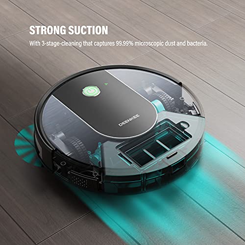 Robot Vacuum, Deenkee WiFi/App/Alexa Robot Vacuum Cleaner,120 Mins Run