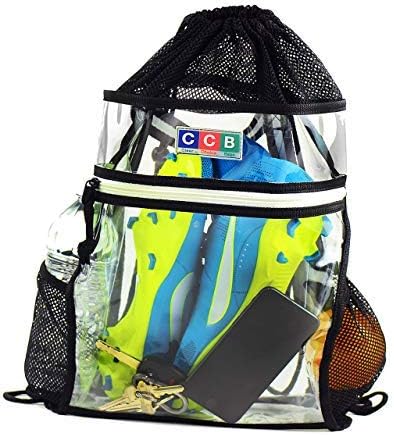 clear cinch backpack