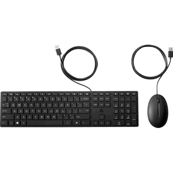 Amazon.com: HP Wired Desktop 320MK Mouse and Keyboard - USB Cable