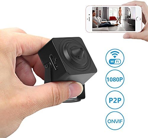 Wireless Security Camera,Etration Wireless Mini Camera,1080P Full HD Wi-Fi Indoor Home Convert Surveillance Secret Spy Camera, Baby Nanny Pet Cam with Motion Detection,P2P