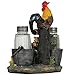 Rooster and Family Salière et poivrière Figurine pour décoration & Ferme rustique décor poule et poussins de cuisine poulet & Gifts Sculpture en faveur des agriculteurs