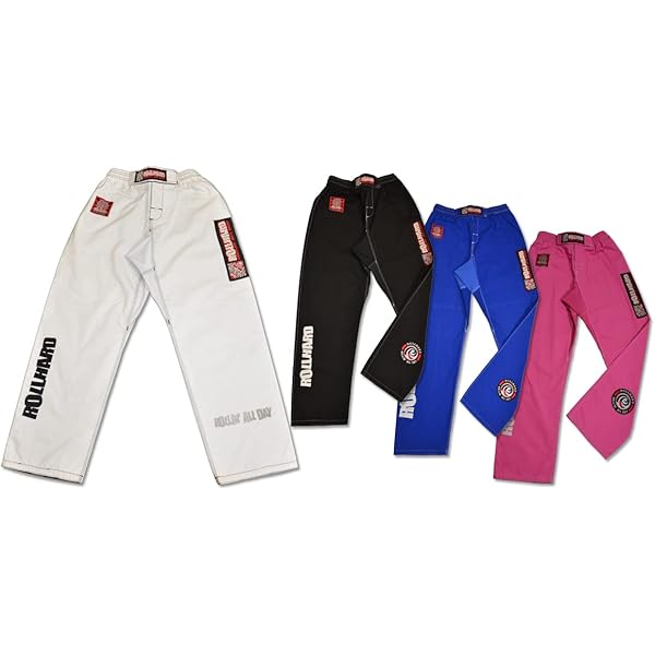Amazon.com: ROLL HARD Hybrid Flex Panel Gi Pant - White, Blue or