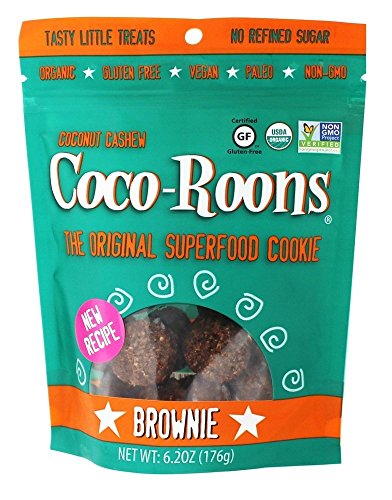 Wonderfully Raw Organic Brownie Coco-Roons, 6.2 Ounce,Packaging may Vary