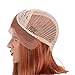 ALICE Lace Front Wigs Copper Orange Bob Wig, 14
