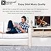 BANIGIPA aptX HD Low Latency Long Range Bluetooth 5.0 Transmitter Receiver for TV, Wireless Audio Adapter with Audio Pass-Thru for Home Stereo, Optical AUX RCA, Always ON, Dual Stream Pair to AirPodsthumb 4