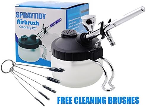Spraytidy Professional 3 in 1 Airbrush Cleaning Station+ Free cleaning Brushes by Spraytidy