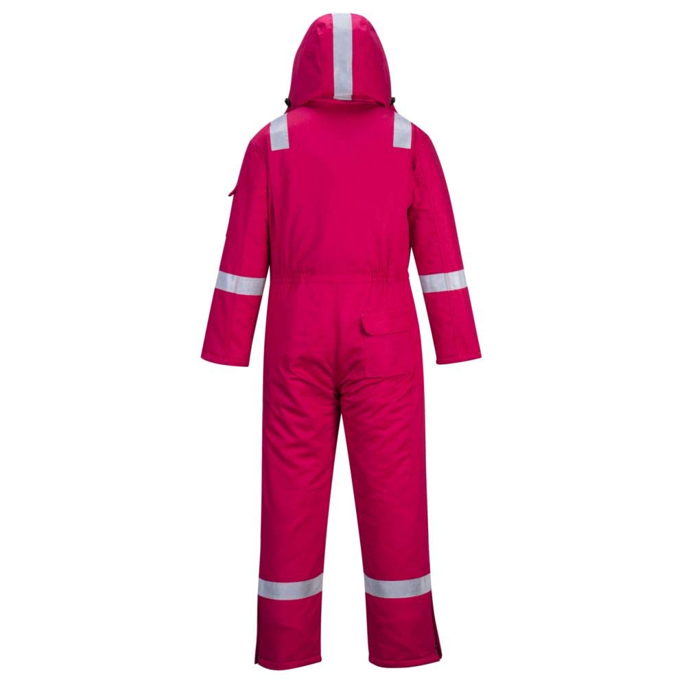 Portwest FR Anti-Static Winter Coverall, Size: L, Colour: Red, FR53RERL - Image 3