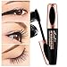 Turelifes 4D Silk Fiber Lash Mascara Make a Curl, Thick & Long Eyelash Waterproof and Smudge-proof Eyes Makeup Black (MACFEE)