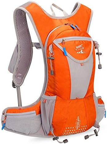 FOREAST Outdoor Hydration Pack 15L Lightweight Backpack Fits Women Men Great for Running Hiking Cycling Rucksack (Orange)